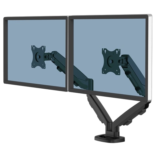 Fellowes Doppelmonitorarm Eppa schwarz Fellowes Doppelmonitorarm Eppa schwarz